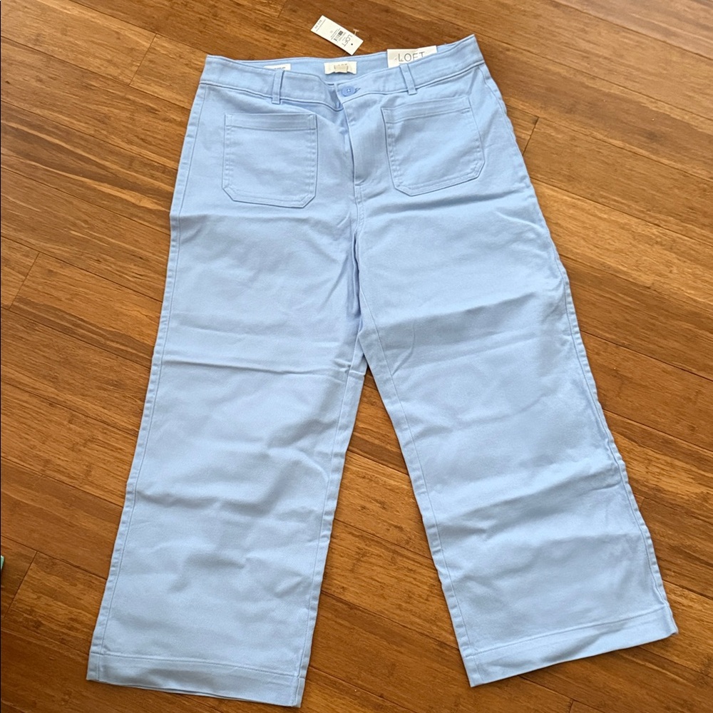 LOFT Sky Blue Flare Jeans